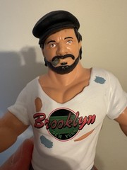 LOOSE SOLD OUT BIG RUBBER GUYS BROOKLYN BRAWLER Ser 9 COLLECT MAJOR WWF LOOK!