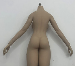 1/6 Female Flexible Seamless Doll Body For 12″ Greyish Posable Action Figure B