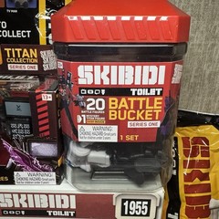 Skibidi Toilet Lot Funko Pop 1955 Titan Figures Plush Battle Bucket Bundle