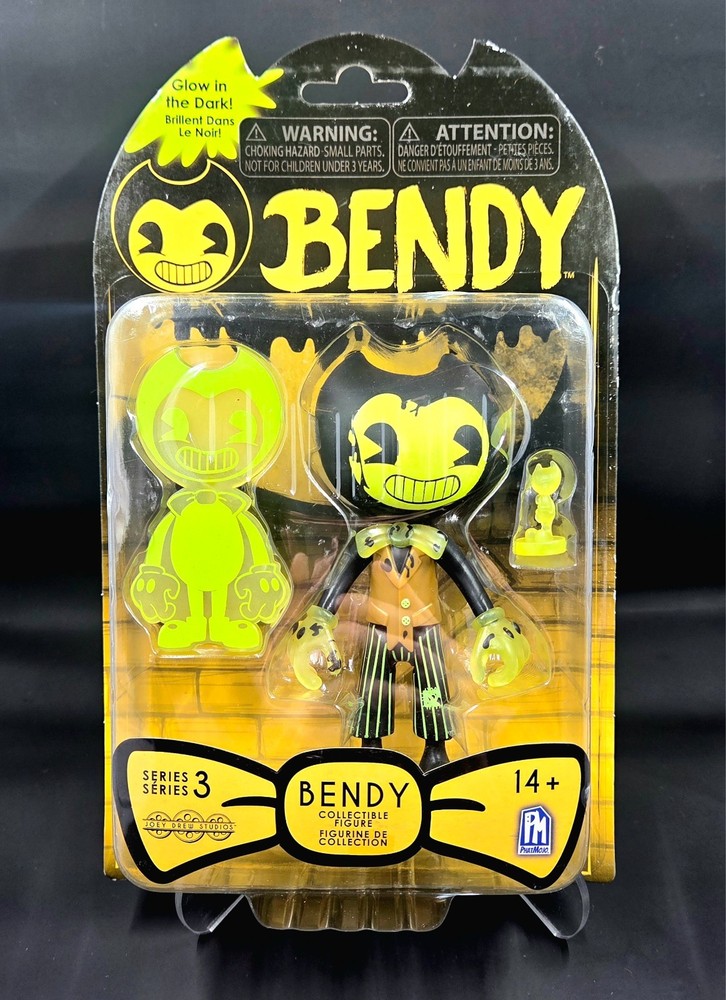 Bendy Dark Revival Ink Machine Figure Glow In Dark Series 3 5” NIP Rare