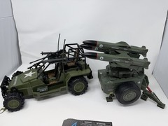 GI Joe Classified A.W.E. Striker and Crankcase & M.M.S. (Mobile Missile System)