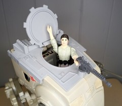 Star Wars Kenner AT-ST Parts – Replacement Top Canopy, Hatch & Gun 3D Printed