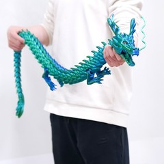 47.5inch 3D Printed dragon Model,Articulated Animals figure,Toys Home Decor