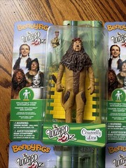 ACTION FIGURE SET COMPLETE 4 PC SET THE WIZARD OF OZ BENDYFIGS NIB