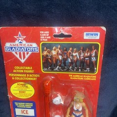 American Gladiators Action Figure ICE. NEW translations for English and French
