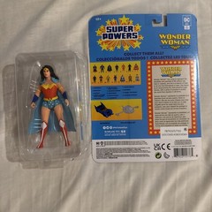 DC SUPER POWERS WONDER WOMAN BLUE CAPE VARIANT & GOLD CHASE * READ DESCRIPTION*