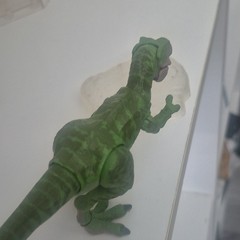 Jurassic Park Amber Collection Juvenile Tyrannosaurus Baby T-Rex Figure