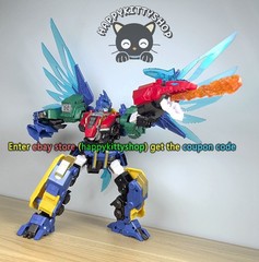 Quantum Heroes Dinoster Guardians Metatron Alpha Dragon Transformer Robot Figure