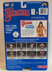 LOW PRICE: WWE LJN SUPERSTARS ULTIMATE WARRIOR 8″ BLUE CARD FIGURE SERIES 2