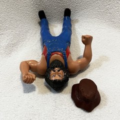 Vintage WWE WWF LJN Superstars Hillbilly Jim Wrestling Figure with Hat