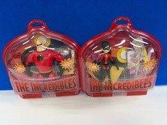 Disney Pixar Set of Two Action Figure Incredibles Disney Store Exclusive DS43