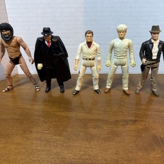 VINTAGE 1982 Indiana Jones RAIDERS OF THE LOST ARK Figure Lot Of 5 KENNER -*34