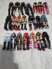 MATTEL WWE LOT OF PARTS, THIS ONE IS LOWER BODIES. LOT C