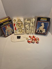VTG 1977 Mego MICRONAUTS – FORCE COMMANDER and OBERON – Near complete w/boxes