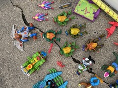 Teenage Mutant Ninja Turtles Lot of Vintage Collectible Figures & Accessories
