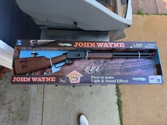 John Wayne NewRay Toy Lever Action Rifle Light Sound Effects SS-66226 New In Box
