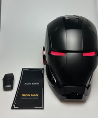 Iron Man Helmet MK5 Black Black Voice Control Shipping from Germany 2.0 🇩🇪
