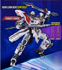 SAMG Metal Cardbot W Tyrant Zero Transforming Robot Action Train Figure KToy NIB