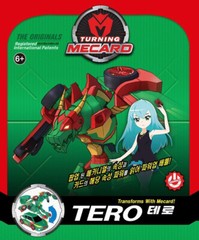 Turning Mecard TERO Green ver Dragon Transforming Korean Robot Car Mecanimal Toy