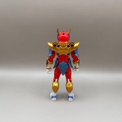 Lot of 3 Power Rangers Mystic Force Gold & Red Rangers with Dragon Racer