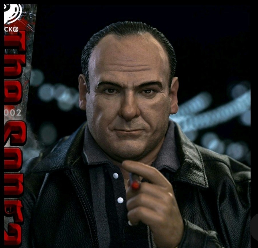 BLACK 8 STUDIO The Sopranos Tony Soprano 12in Action Figure Doll US SELLER