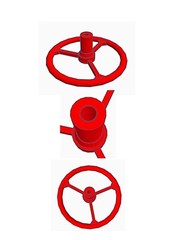 GI Joe Jeep 7000 Repro Qty 1 3D Printed Hasbro 12” Jeep Steering Wheel and Stem