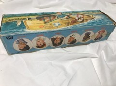 MEGO OUR GANG ROWBOAT VEHICLE WITH BOX FOR 8 INCH FIGURES Not Complete