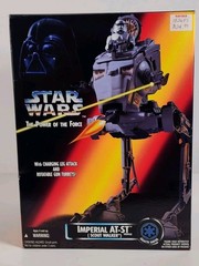 Star Wars Power Of The Force Imperial AT-ST Scout Walker Vehicle POTF Vintage