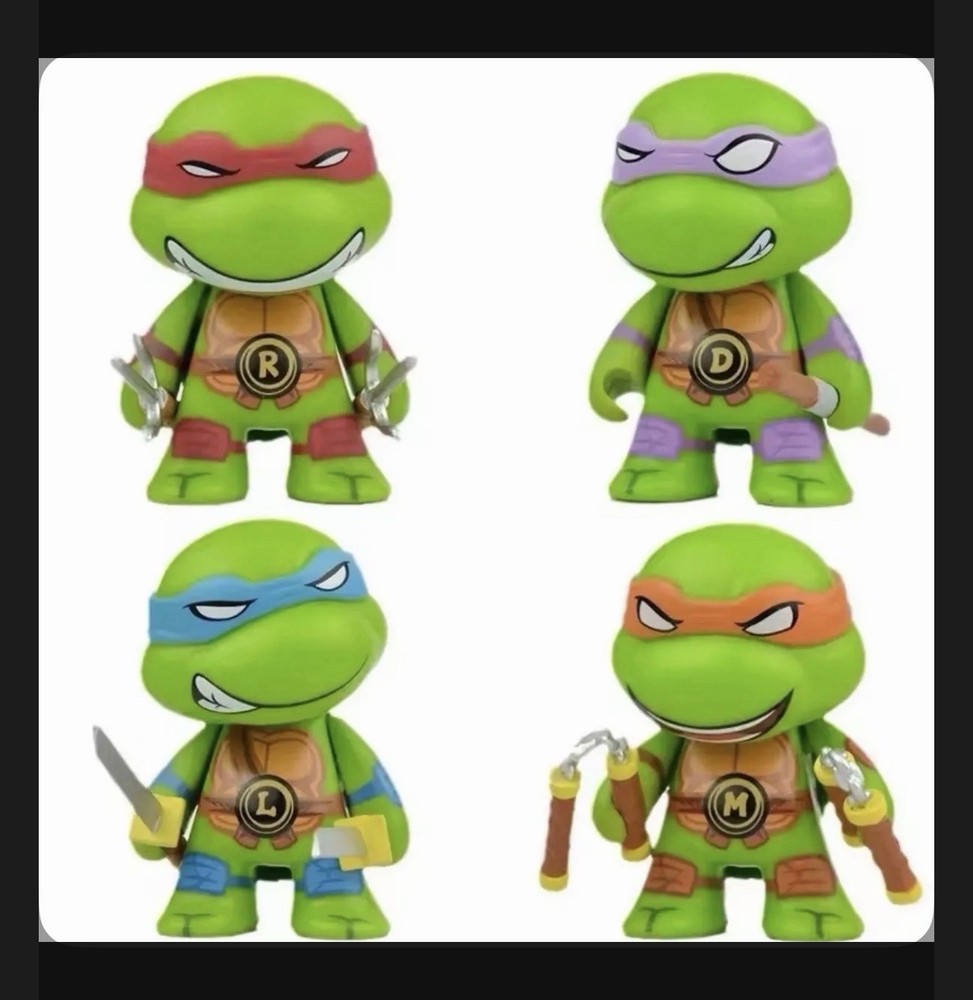 4pcs ninja Turtle TMNT Action figure