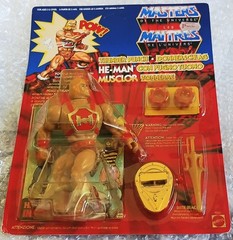 1985 MATTEL MOTU MASTERS OF THE UNIVERSE MULTIPLE LANGUANGE THUNDER PUNCH HE-MAN