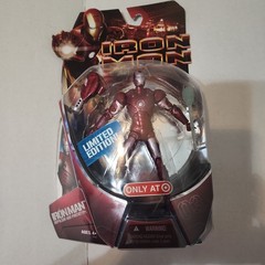 IRON MAN 3 RED & SILVER ARMOR TARGET ONLY 2008 MARVEL 6” Figure Limited Edition