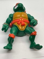 1990 TMNT Storage Shell Figures for parts some have damage/ incomplete Don