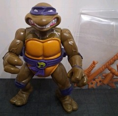VTG 1991 Teenage Mutant Ninja Turtles Storage Shell Donatello *Near Complete* VG