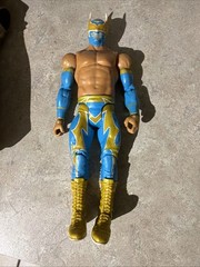 WWE Sin Cara Elite Entrance Coat X Two + Basic Figure Gold Blue Gold Black Cape