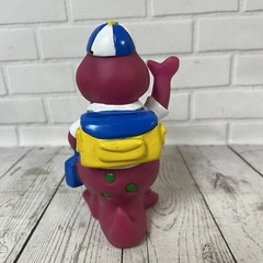 Vintage 1992 Lyons Group Barney Purple Dinosaur Coin Piggy Bank Back to School