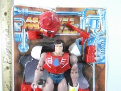 3r Sungold Machine Force Complete figure, cardback, Galaxy Warriors, motu, ko