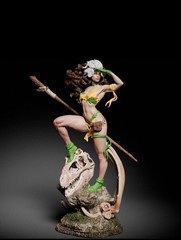 Rogue X-Men 3d figure/statue 25 cm Handmade Collectible