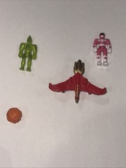 1995 Bandai Mighty Morphin Power Rangers Micro Playset – Pink Ranger Complete