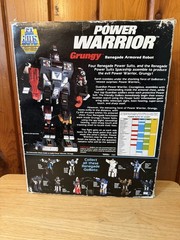 GoBots Power Warrior Grungy 1985 Renegade Armored Robot Tonka Vintage w box #1