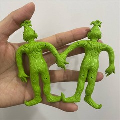 10pcs Dr. Seuss How The Grinch Stole Christmas Bendable Figure Toy