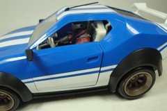 Jazwares 2021 Fortnite Joy Ride Whiplash Rally Car w 2018 Rust Lord w Visitor