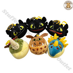 DreamWorks Dragons Mystery Plush Bag Clip 1 RANDOM Toothless Culturefly New