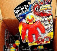 4 pack Goo Jit Zu Galaxy Blast Pump Power Air Vac Blazagon Action Figure