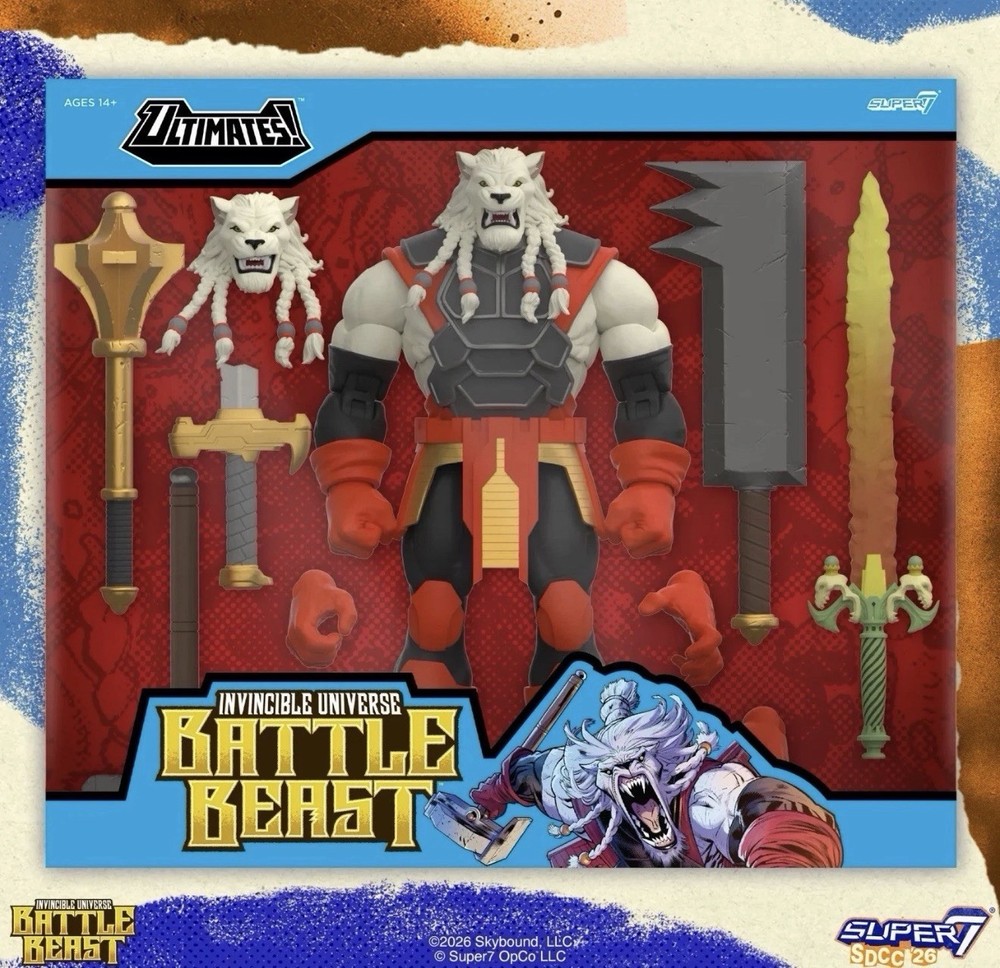 SDCC 2026 EXCLUSIVE Invincible Battle Beast Action Figure IN HAND.