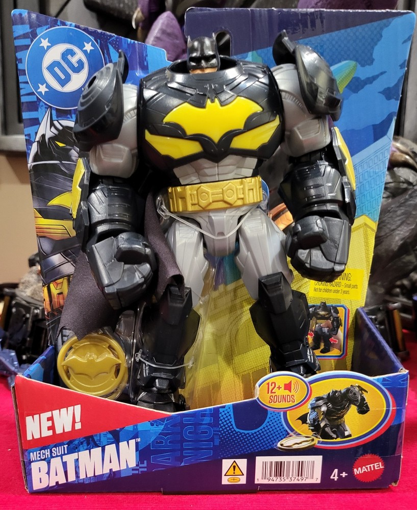 NEW! Mattel Core Wave 1 DC Comics 7-inch Mech Suit Batman 12+ Sounds & Phrases