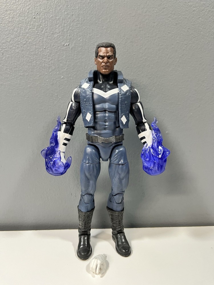 Marvel Legends Blue Marvel Figure 99% Complete Controller BAF 2022 Hasbro
