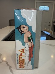 VINTAGE BILLIKEN JAPAN “MIGHTY ATOM” ROBOT TIN TOY ASTRO BOY WIND-UP