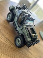 GI Joe Classified Vamp Vehicle Only With Modified Grid Iron Parts