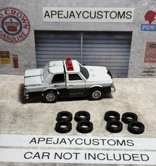 2 sets of new tires for Hans Cuff Police Car MR-13 Gobots 1983 Banai figure