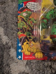TMNT Raph, Green Teen Beret 1991 Unpunched MOC MOSC 5152 Ninja Turtles Playmates